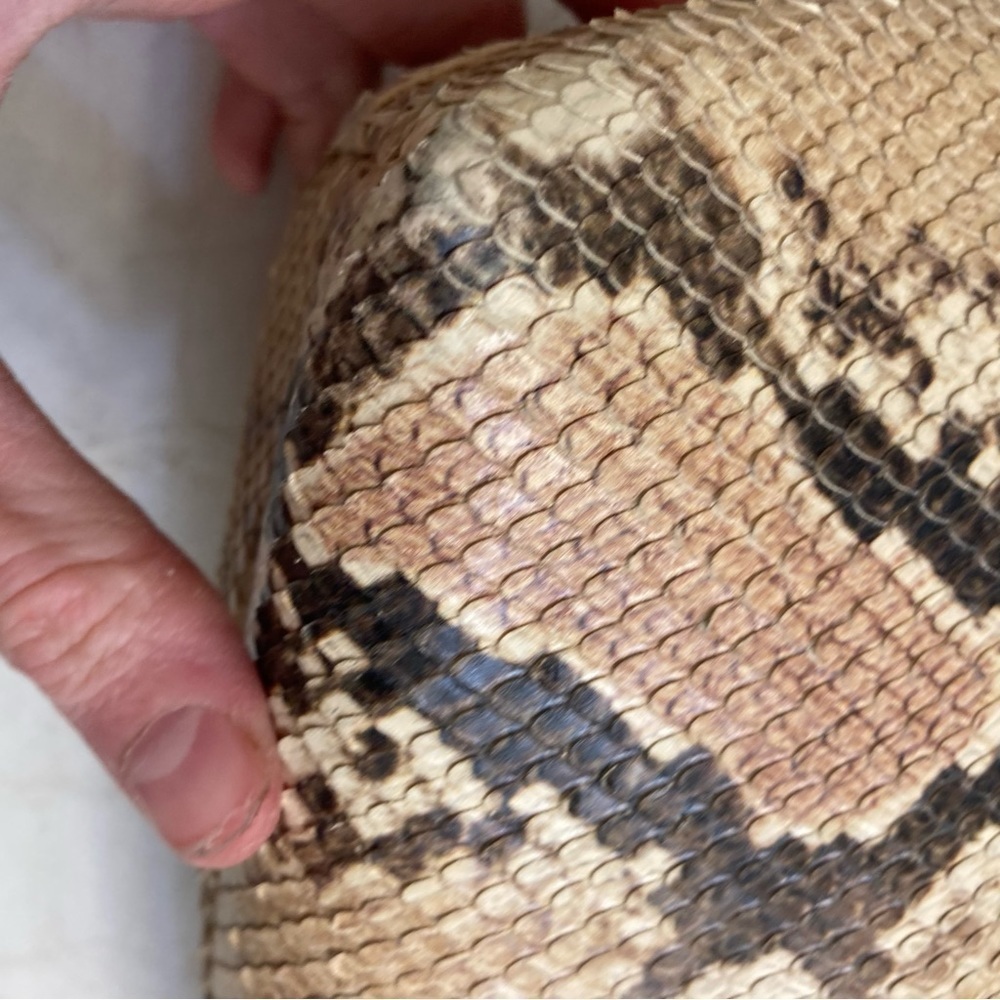 Madewell python snake embossed transporter two wa… - image 9